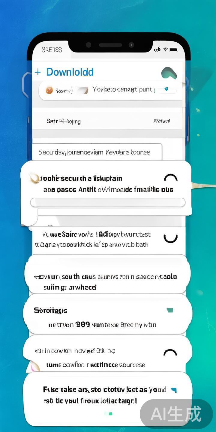 下载完成后，进入手机“设置”，打开“安全”或“隐私